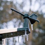 Eisregen auf einer Wetterstation