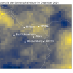 Anomalie der Sonnenscheindauer in Rheinhessen.